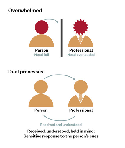 Practitioner containment - Overwhelmed and dual processes